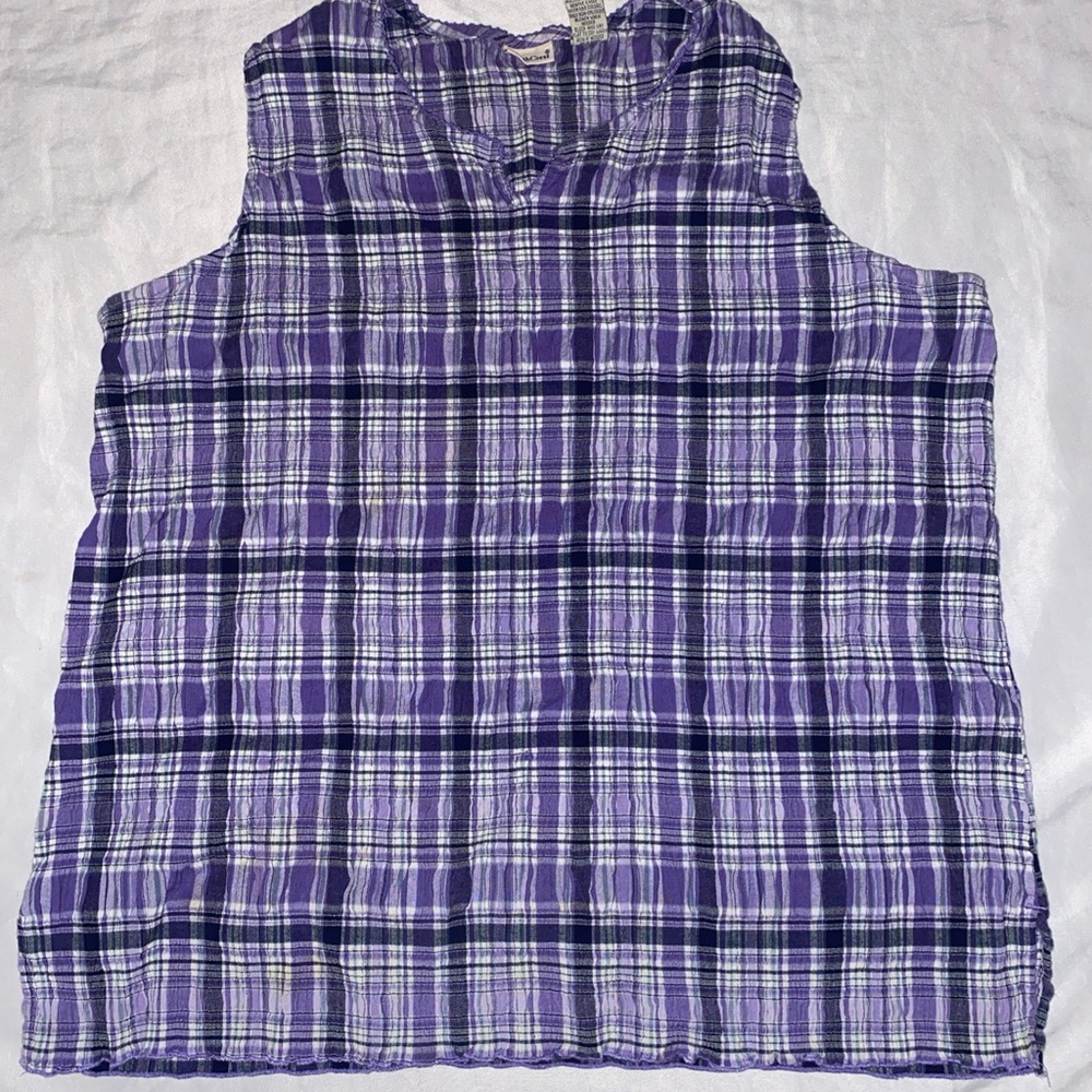 Northcrest Tank Top Plaid 4x